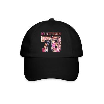 NINETEEN 1978 B - Baseball Cap - black/black - Front