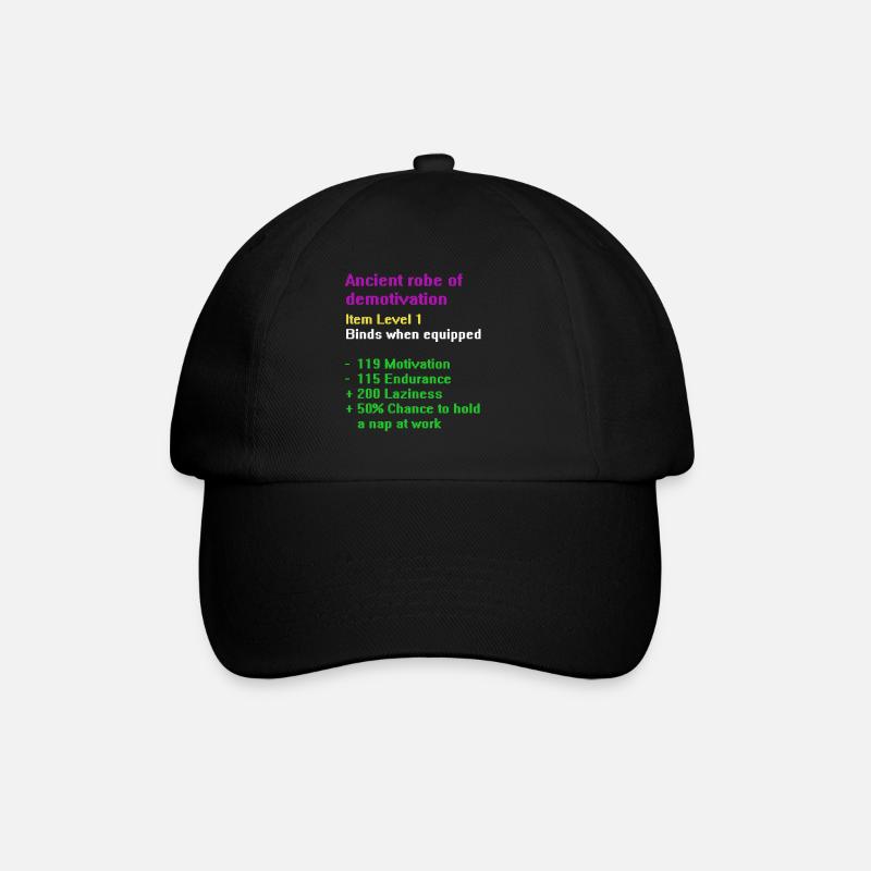 Robe de démotiver - Casquette classique - noir/noir
