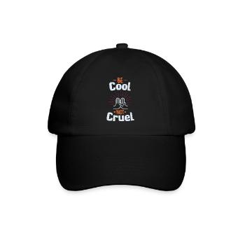 Be Cool Shirt - shake hands black - Baseballkappe - Schwarz/Schwarz - Vorne