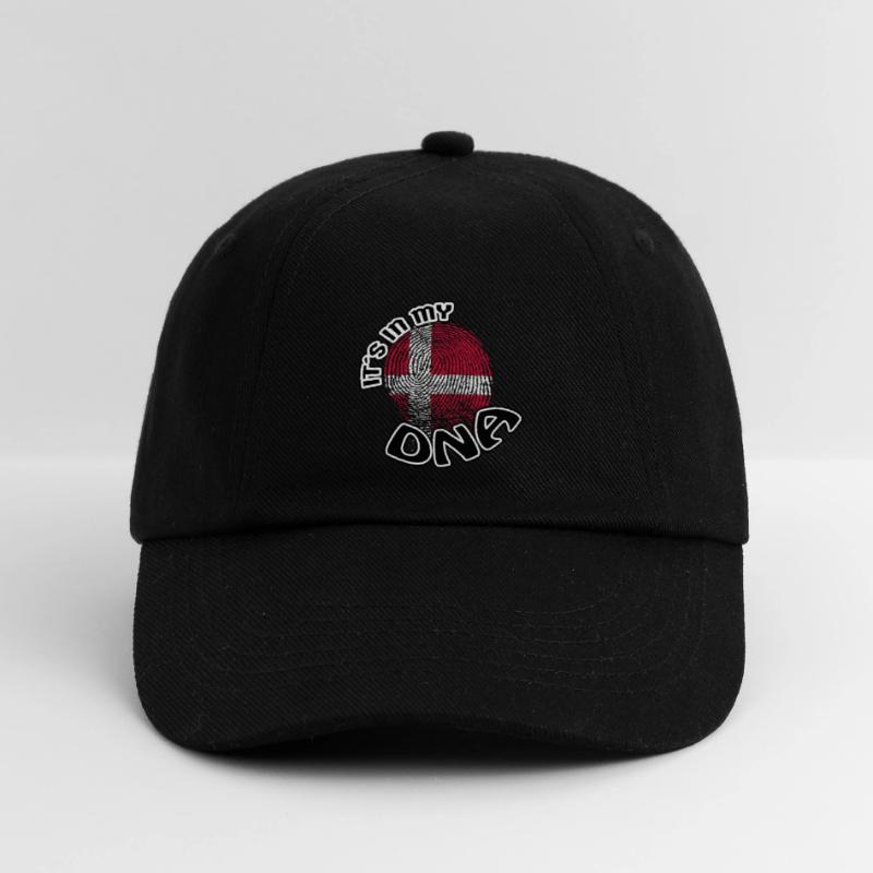 Geschenk Its in my dna dns roots Daenemark Baseballkappe