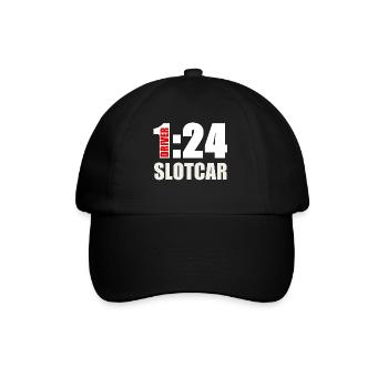 Slotcar 1:24 Carrera Modellsport Geschenk - Baseballkappe - Schwarz/Schwarz - Vorne