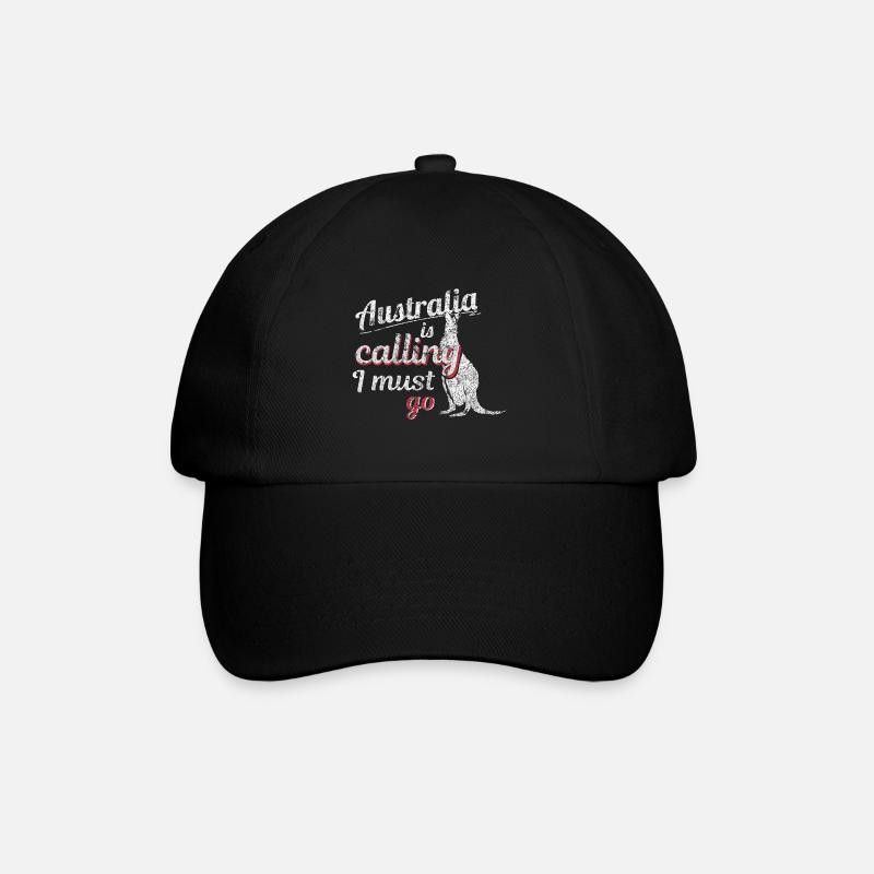 Australia - Baseball Cap - black/black
