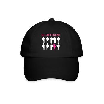 Ballett Tänzerin - Baseballkappe - Schwarz/Schwarz - Vorne