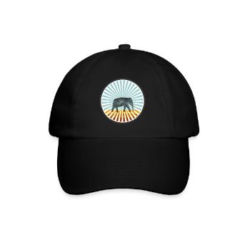 Eléphant - Casquette classique - noir/noir - Devant