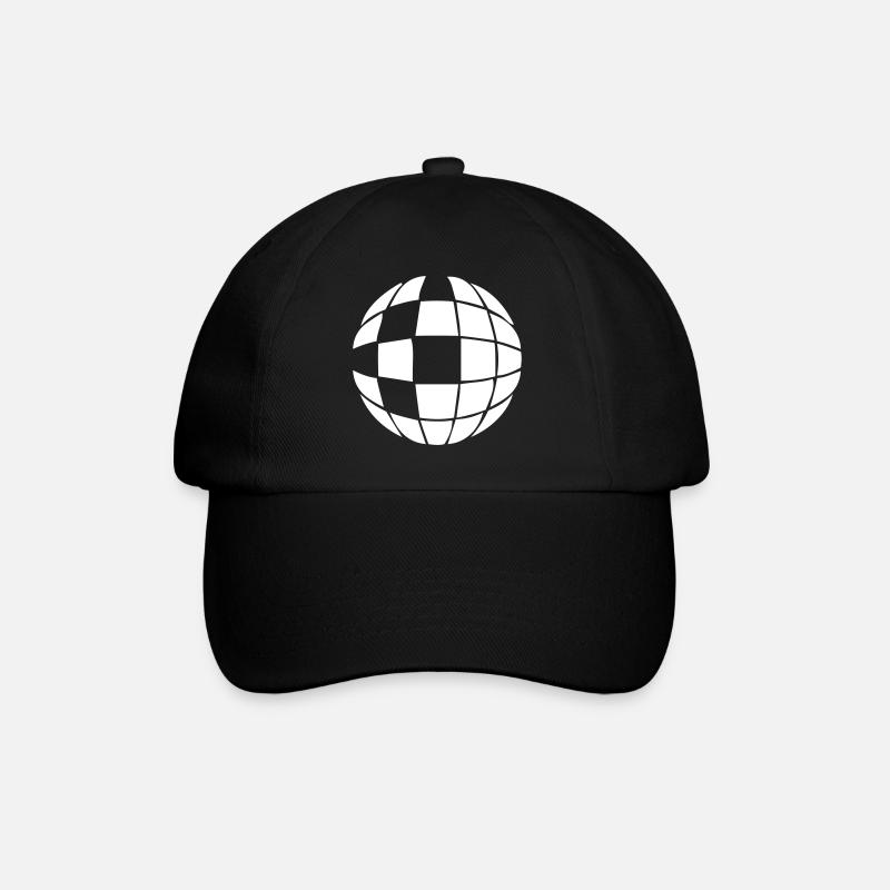 Boule disco boule disco - Casquette classique - noir/noir