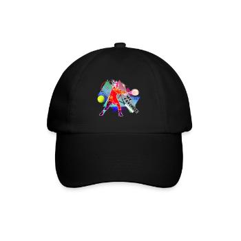 tennis - Casquette classique - noir/noir - Devant