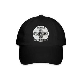 Moteur de boxe Bavarian Motorcycle - Casquette classique - noir/noir - Devant