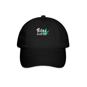 Grass Smoking Relax - Baseball Cap - black/black - Front