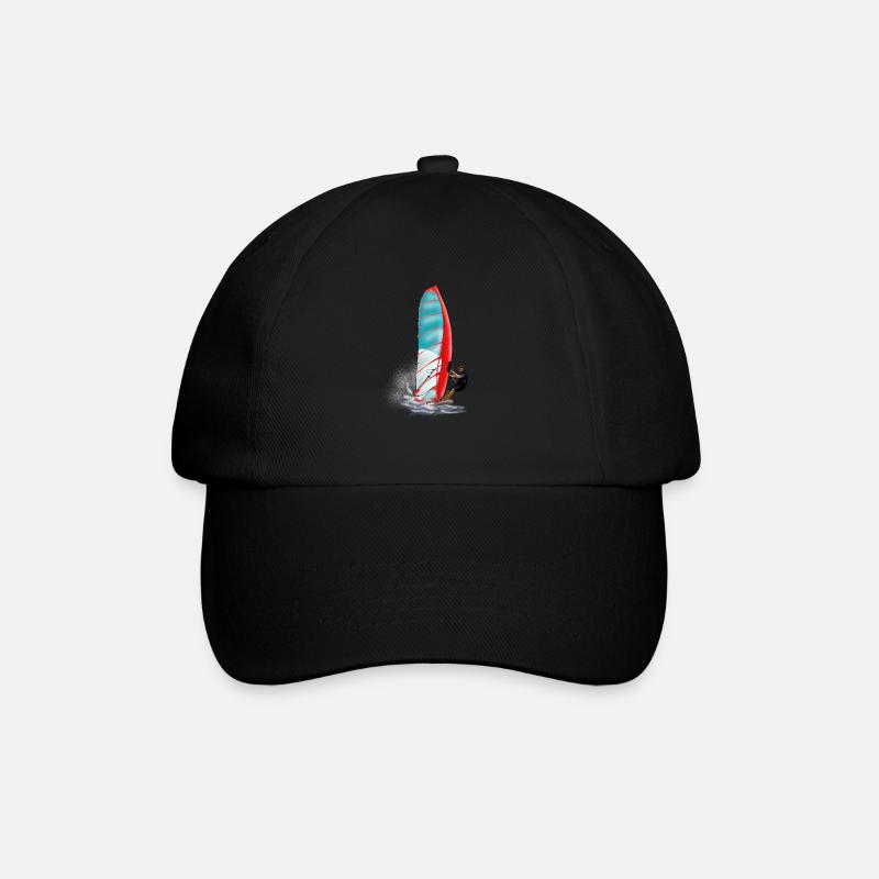 windsurfing - Casquette classique - noir/noir