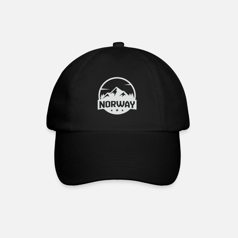 Norvège - Casquette classique - noir/noir