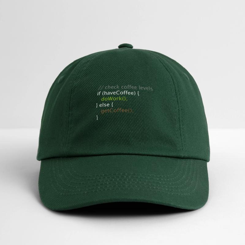 Computer Science Nerd Geek Programmer Coffee Work Baseball Cap