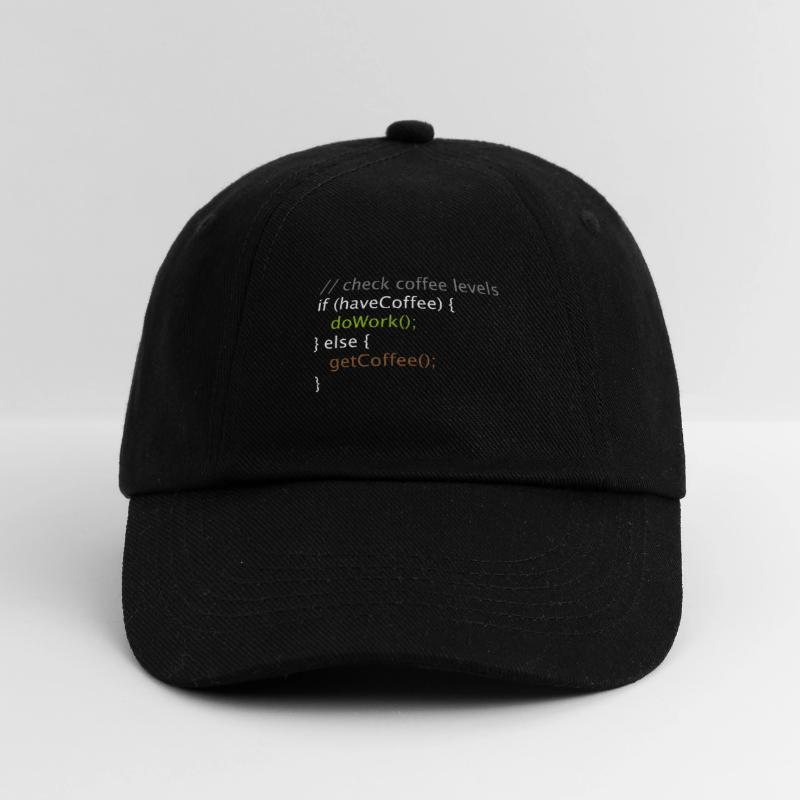 Computer Science Nerd Geek Programmer Coffee Work Baseball Cap
