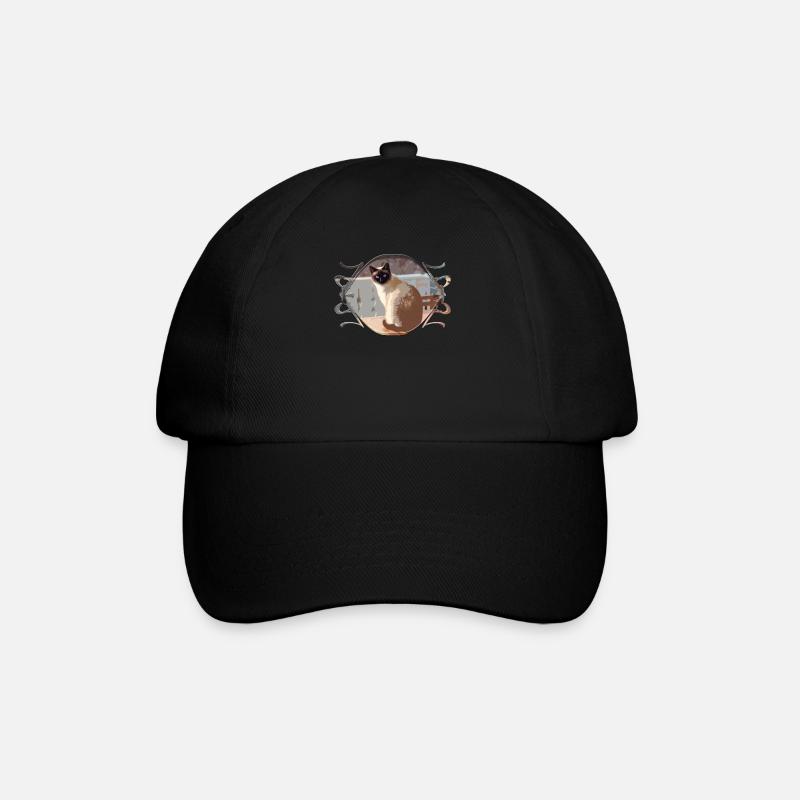 Chat, chat, chat - Casquette classique - noir/noir