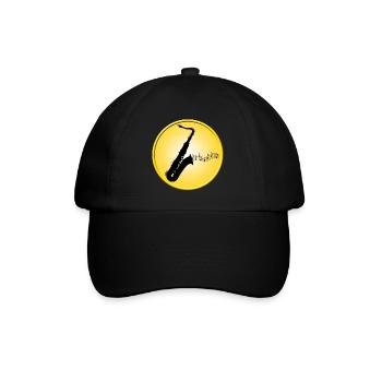 Saxophone / Jazz / Music - Baseball Cap - black/black - Front