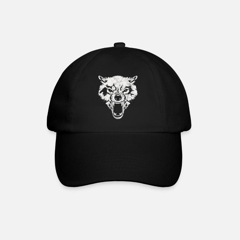 Wolf - Casquette classique - noir/noir