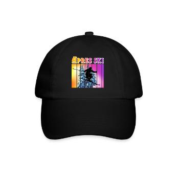 Apres ski - Baseball Cap - black/black - Front
