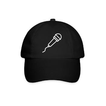 microphone - Baseball Cap - black/black - Front