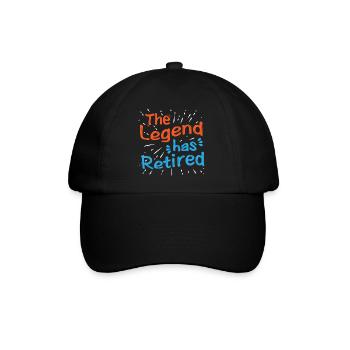 Retraite Légende - Casquette classique - noir/noir - Devant