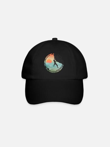 Climber free solo - Casquette classique - noir/noir