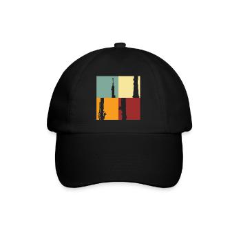 oboe - Baseball Cap - black/black - Front