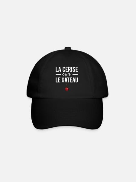 La cerise sur le gâteau - Casquette classique - noir/noir