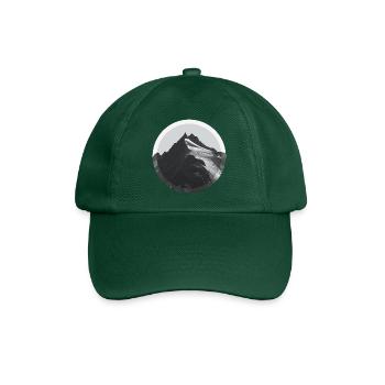 Montagnes - randonnée - escalade - montagnes - glaciers - Casquette classique - vert bouteille - Devant