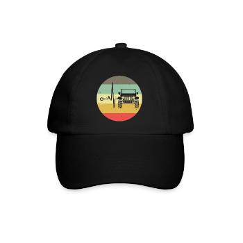 Véhicule tout-terrain 4wd 4x4 AWD 4wheeler offroad cadeau - Casquette classique - noir/noir - Devant