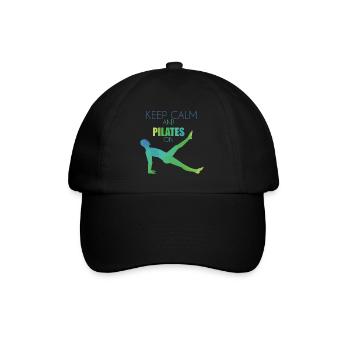 Pilates - Baseballkappe - Schwarz/Schwarz - Vorne