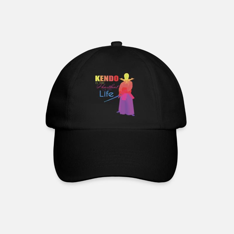Kendo - Baseballkappe - Schwarz/Schwarz