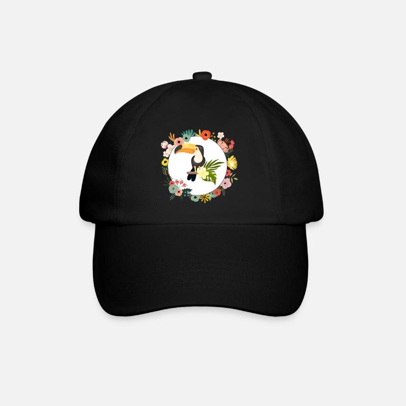 Tukan - Baseballkappe - Schwarz/Schwarz