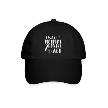 Boxer Dog Gifts - Baseball Cap - black/black - Front