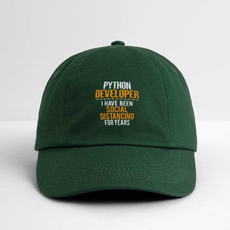 Python Developer Funny Shirt, Nice Sarcastic Tee Baseball Cap