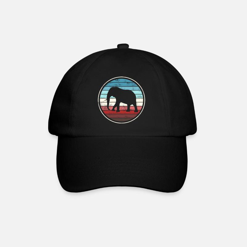 Elephant Elephant - Baseball Cap - black/black