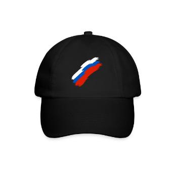Russie drapeau couleurs - Casquette classique - noir/noir - Devant