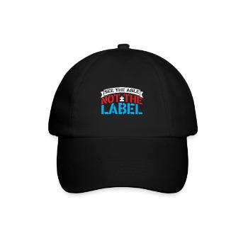 Autisme Voir le Capable Pas Le Lable - Casquette classique - noir/noir - Devant