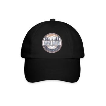 Nanga Parbat Himalayas Pakistan Vintage Hiking - Baseball Cap - black/black - Front
