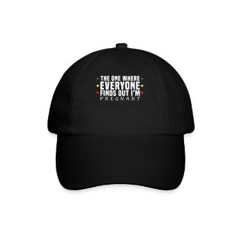 Celui où tout le monde découvre que je suis - Casquette classique - noir/noir - Devant