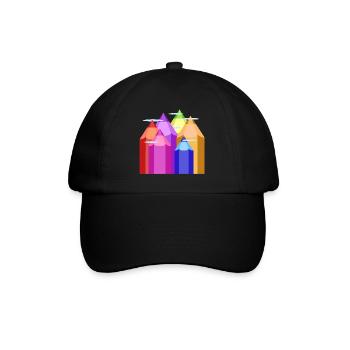 Peaks of Color - Baseballkappe - Schwarz/Schwarz - Vorne