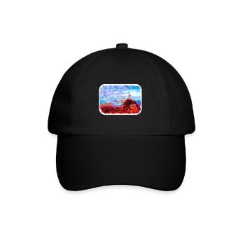 Rio de Janeiro Brésil Aquarelle Dessin - Casquette classique - noir/noir - Devant