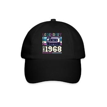 Légendaire 1968 54th Birthday Gift Hommes - Fun - Casquette classique - noir/noir - Devant