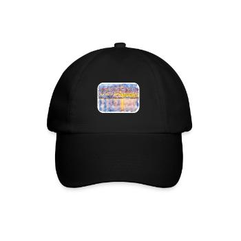 Porto Portugal Watercolor Sketch Drawn Illustratio - Baseball Cap - black/black - Front