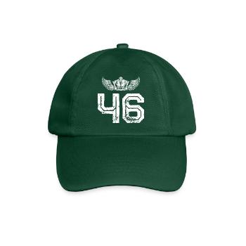 46 Number crown - Baseball Cap - bottle green - Front