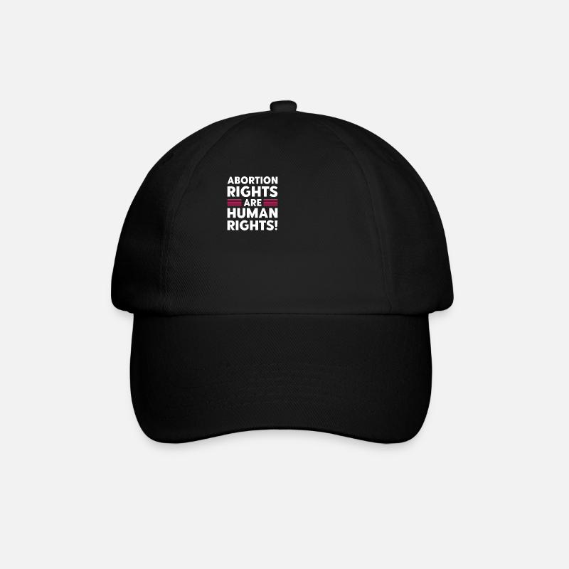 Abortion Rights Are Human Rights - Baseball Cap - black/black