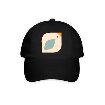 Oiseau doux - Casquette classique - noir/noir - Devant