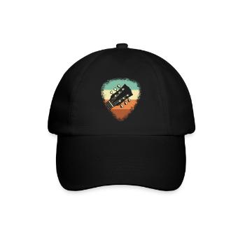 Guitare - Casquette classique - noir/noir - Devant