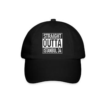 Straight OUTTA Istanbul 34 - Baseball Cap - black/black - Front