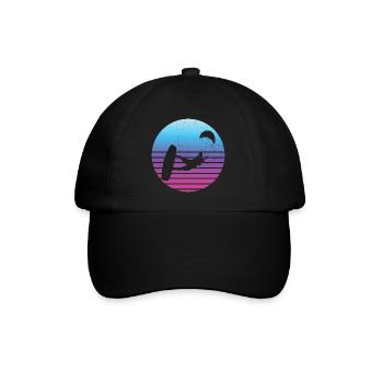 Kitesurfing Men's Kite Kite Kitesurf Kitesurfer - Baseball Cap - black/black - Front