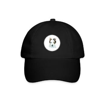 Seppala Chien de traîneau sibérien Aquarelle Illustrati Illustrati - Casquette classique - noir/noir - Devant