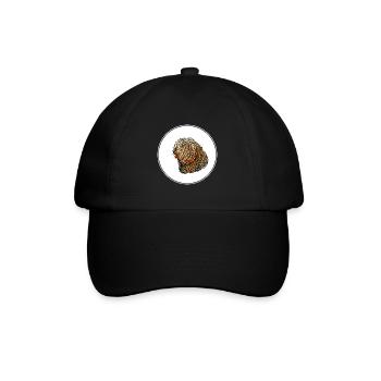 Illustration de l’aquarelle du chien d’eau espagnol - Casquette classique - noir/noir - Devant