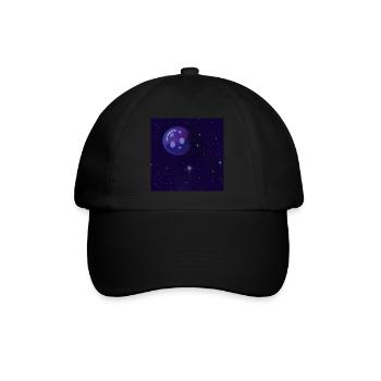 Neptune - Baseballkappe - Schwarz/Schwarz - Vorne